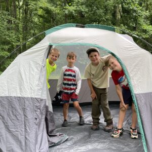 Tent buildling